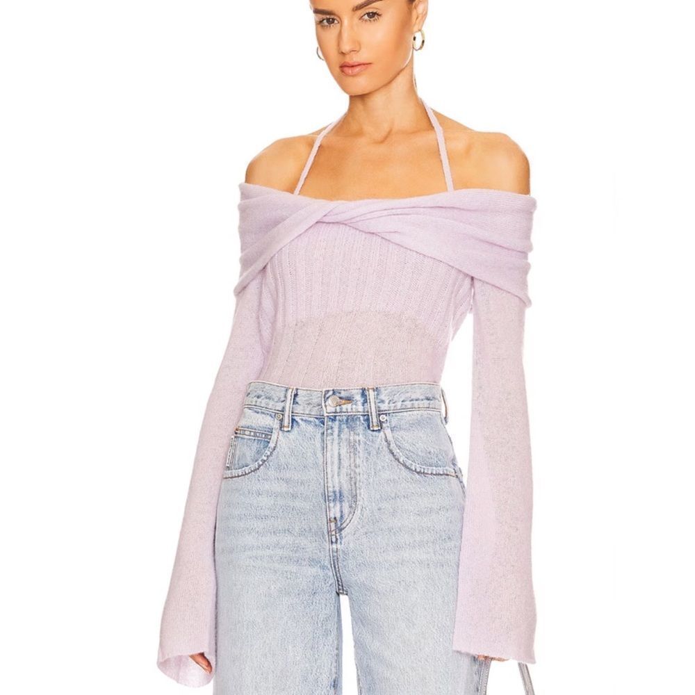 Jonathan Simkhai Cambria Top in Wisteria